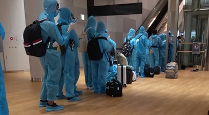 帰国者ベトナムチャーター便